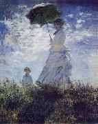 Claude Monet Women with umbrella
